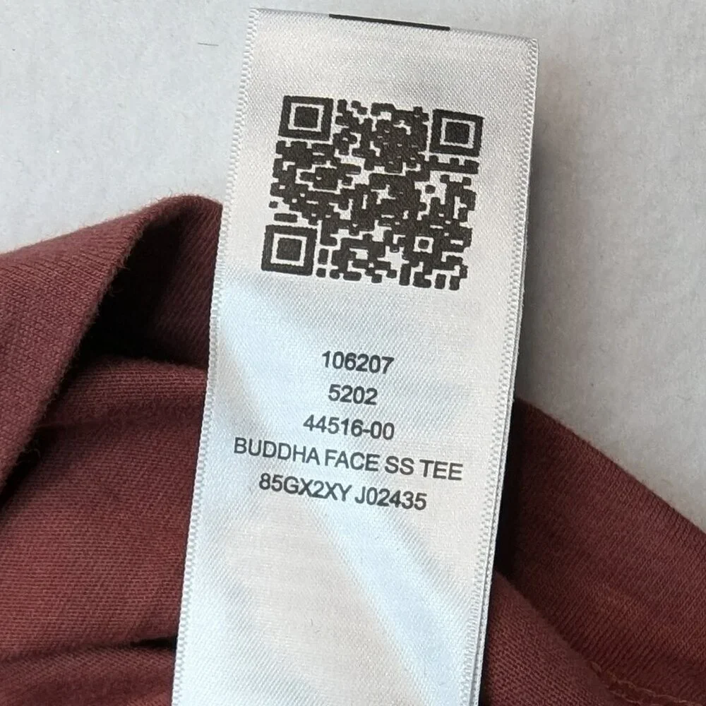 NWT True Religion Mens Sangria Cotton Buddha Face SS Tee Graphic T-Shirt $59